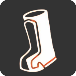 彩染跳跃舞者鞋子