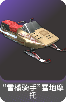 "雪橇骑手"雪地摩托